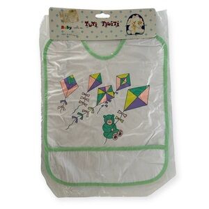 🦋 5/$25 - Tuti Fruiti Baby Bib Vintage - NWT - Teddy Bear Flying Kites